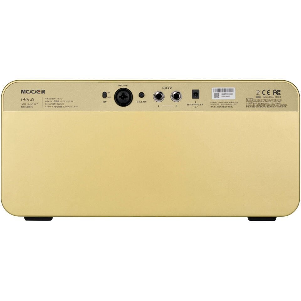 Mooer F40iLI/IGL Şarjlı 40W Stereo Akıllı Gitar Amfisi