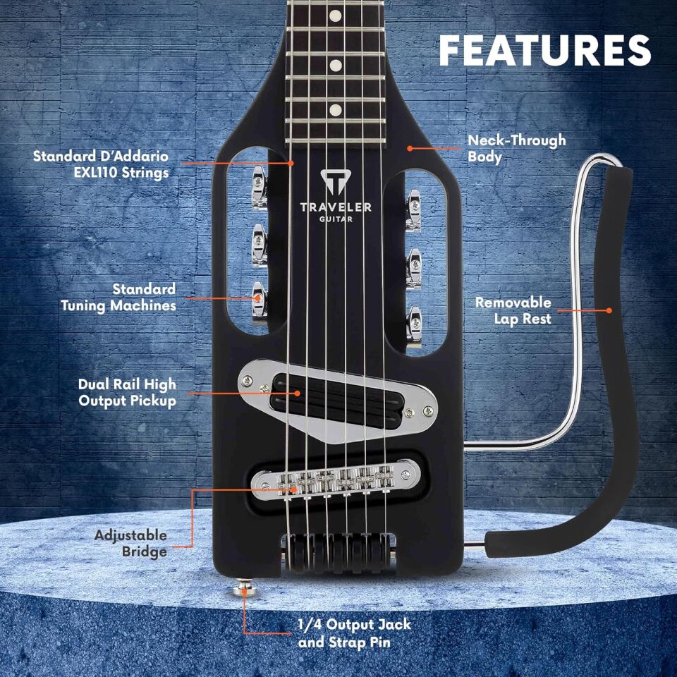 Traveler ULEBKM Ultra Light Elektro Gitar