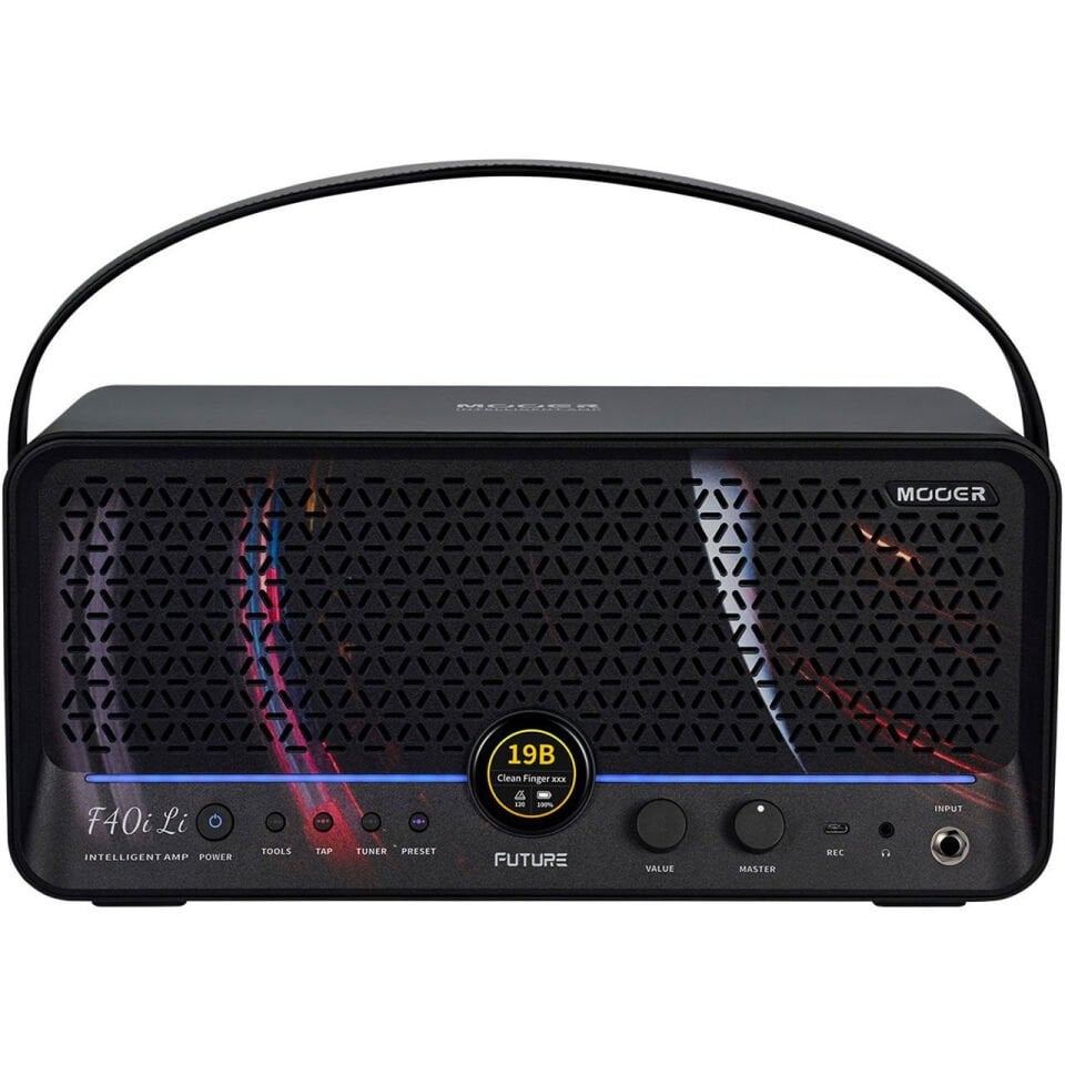 Mooer F40iLI/BSR Şarjlı 40W Stereo Akıllı Gitar Amfisi