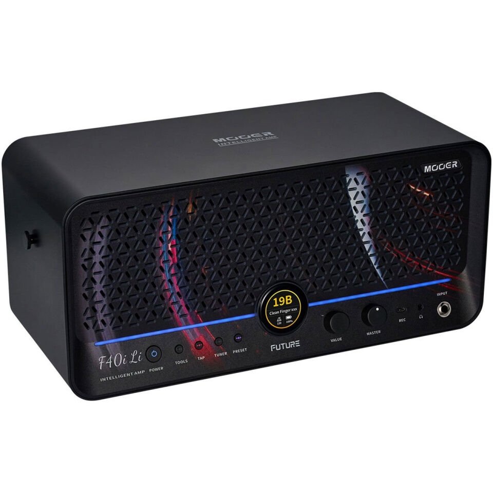 Mooer F40iLI/BSR Şarjlı 40W Stereo Akıllı Gitar Amfisi