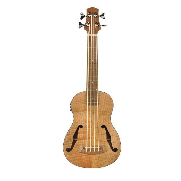 Moon UKE Bass Ukulele EQ F Hole(Maple)