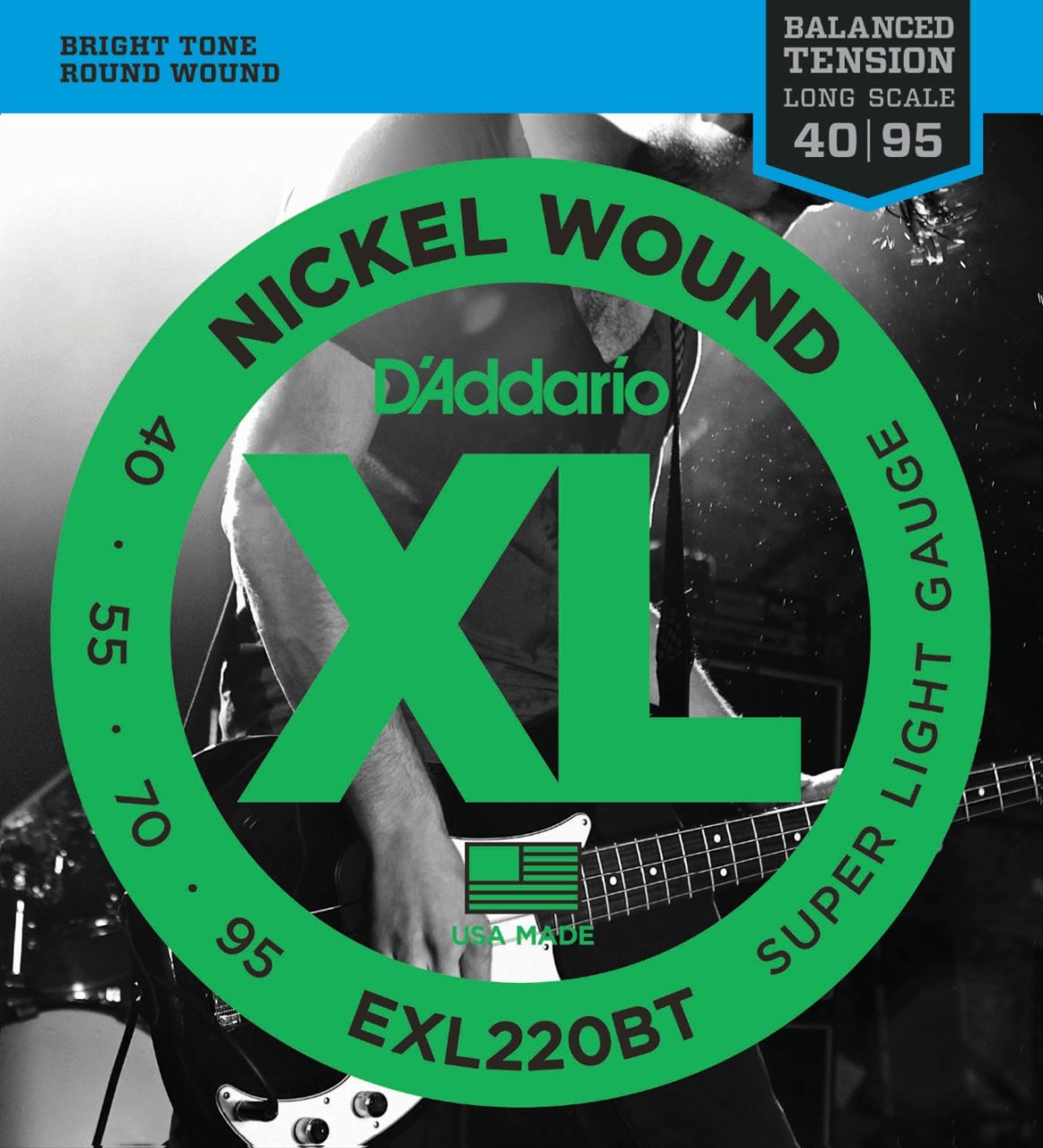 Daddario EXL220BT Bas Tel Set BAL XL 4095 Long