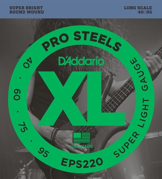 Daddario PS220 Bas Tel Set Prosteel 4095
