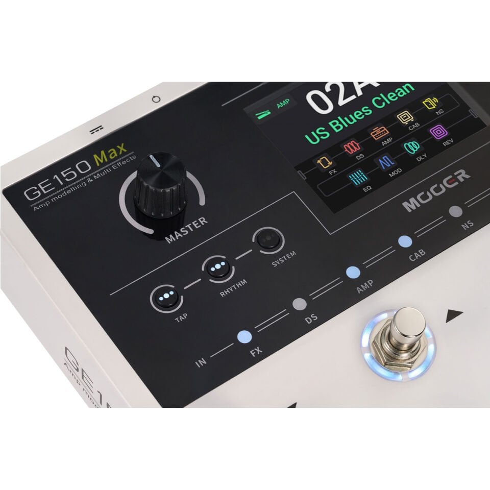 Mooer GE150MAX Çoklu Efekt Pedalı (Gitar Efekt Prosesörü)