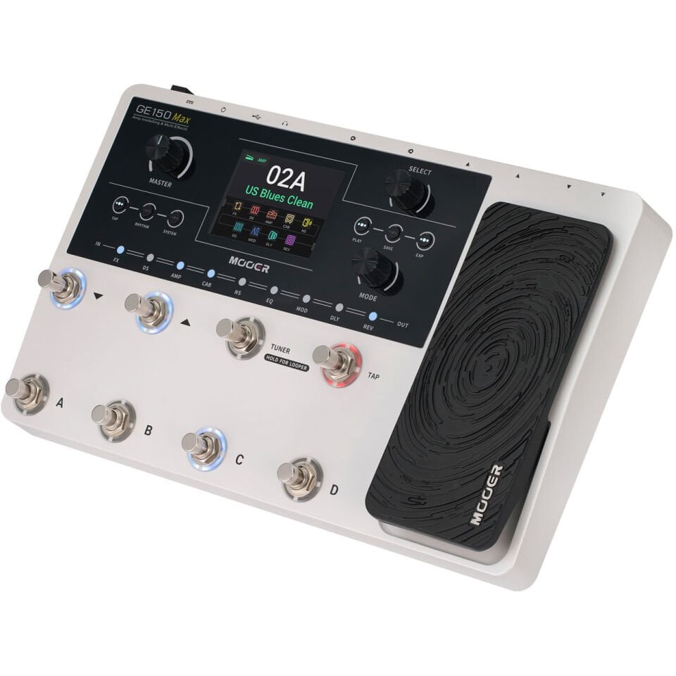 Mooer GE150MAX Çoklu Efekt Pedalı (Gitar Efekt Prosesörü)