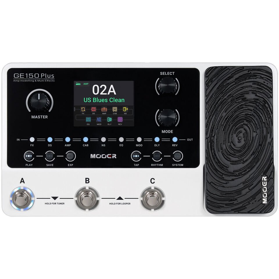 ギター MOOER GE150 Mooer GE150 Plus Gitar Efekt Prosesörü