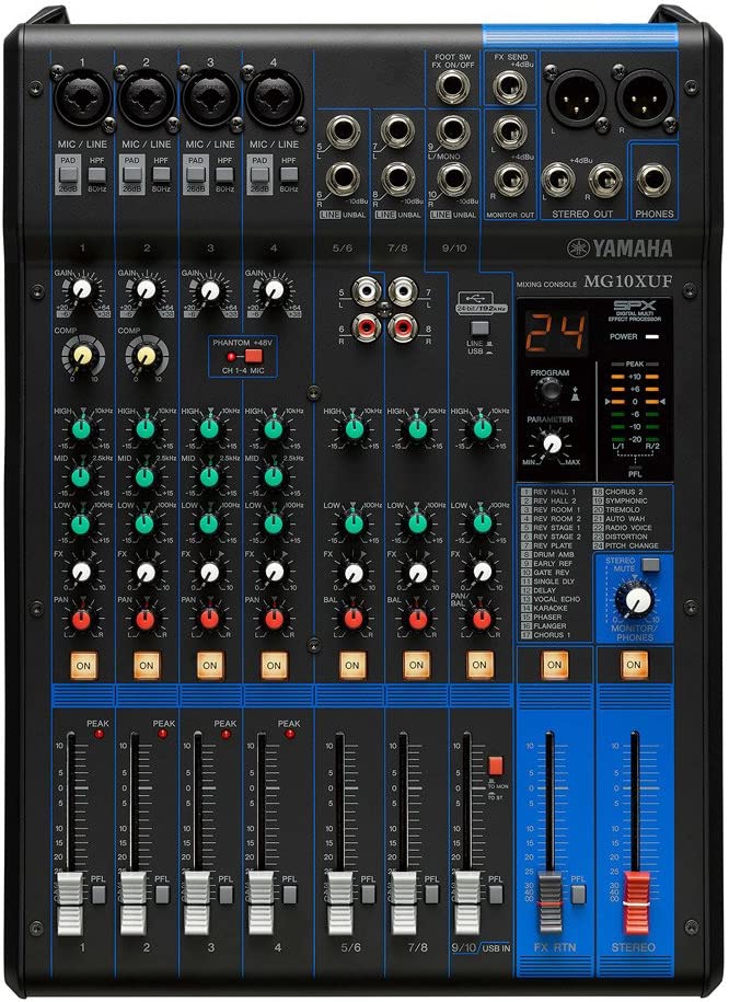 Yamaha MG10XUF USB Mixer