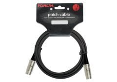 Kirlin MD5611MBK Kablo 5 Pin MIDI Kablo 1 mt