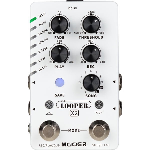 Mooer Looper X2 Stereo Looper Gitar Pedalı (M727)
