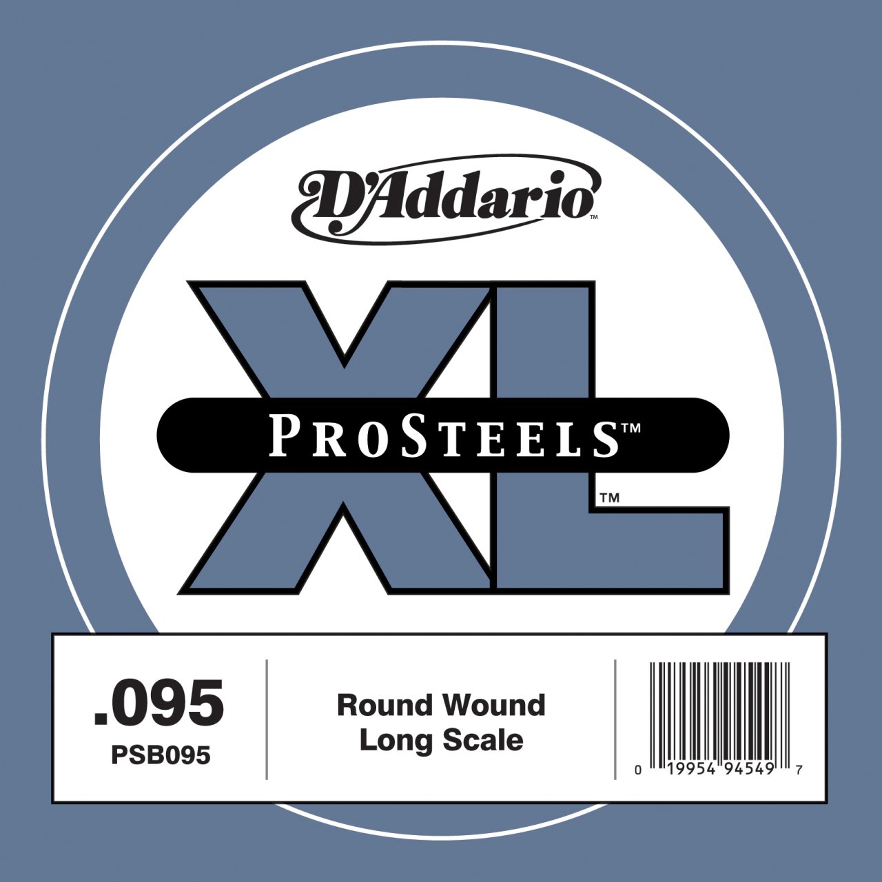 Daddario PSB095 Bas Tek Tel Pro Steel 095 Long (Mi)