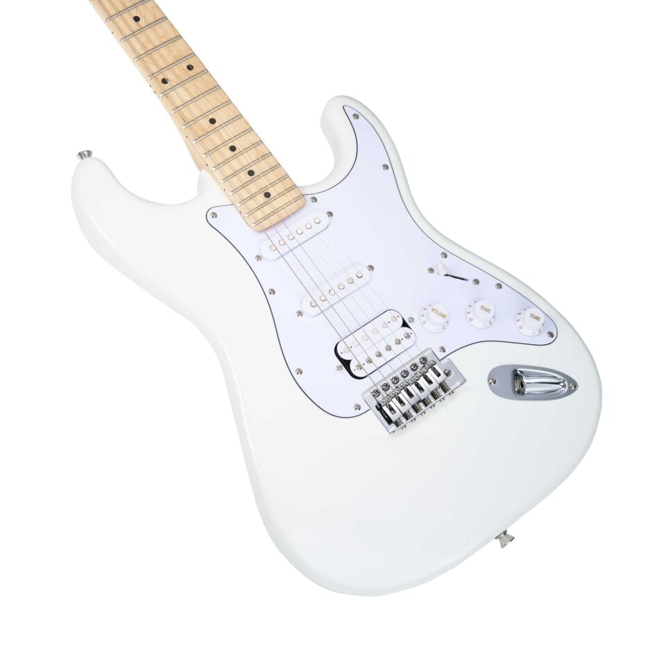 Mooer MSC11ProPWH Elektro Gitar (Polar White)
