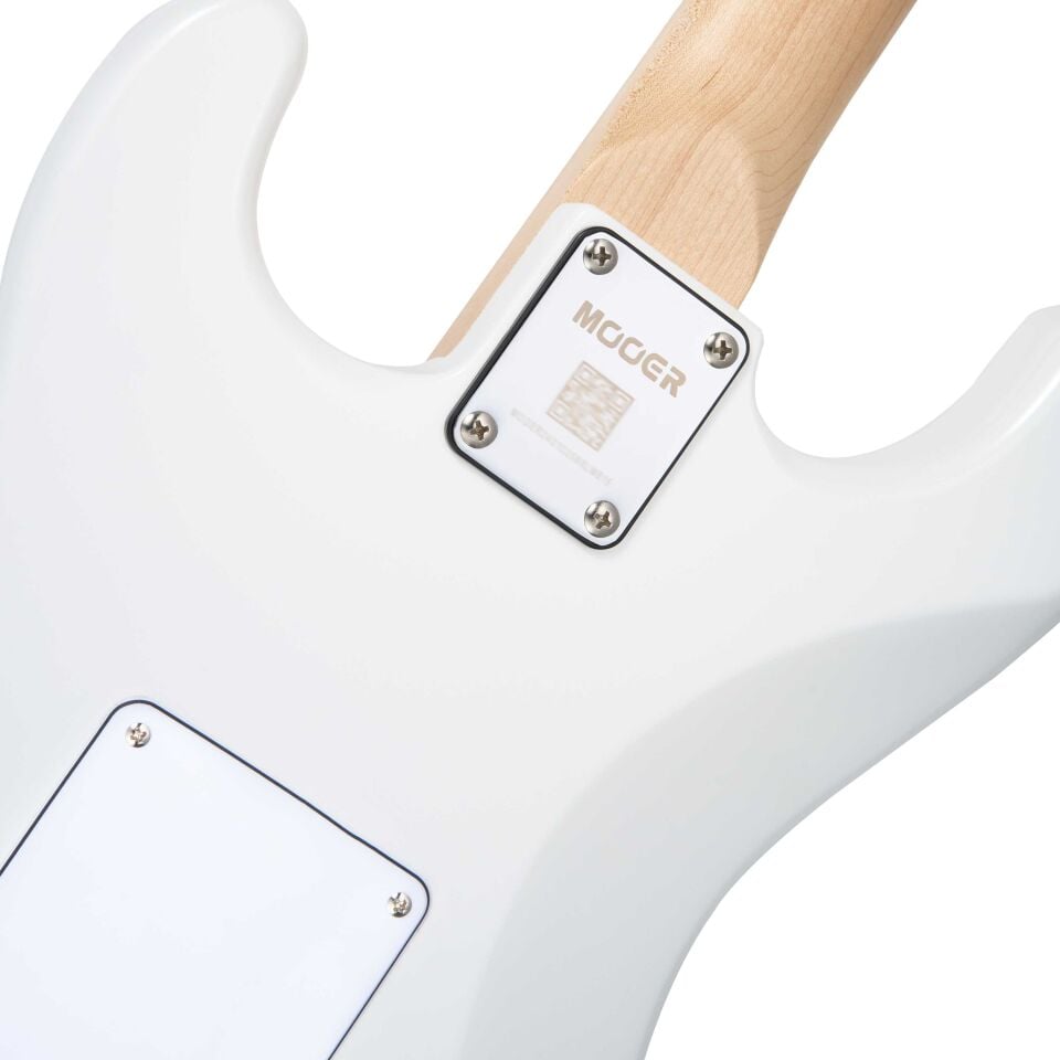 Mooer MSC11ProPWH Elektro Gitar (Polar White)