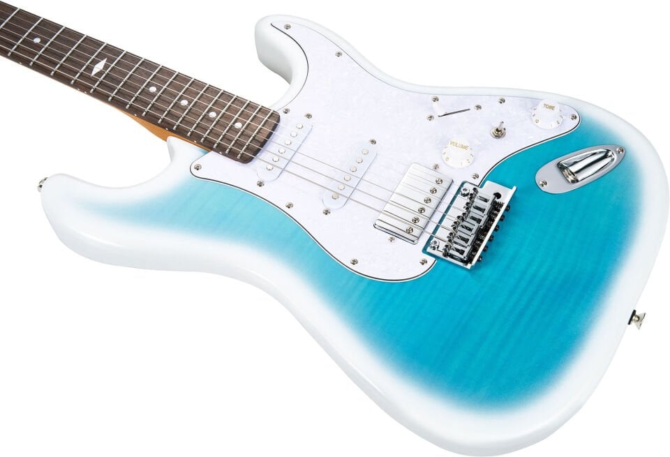 Mooer MSC41ProDBL Elektro Gitar (Dreamy Blue)