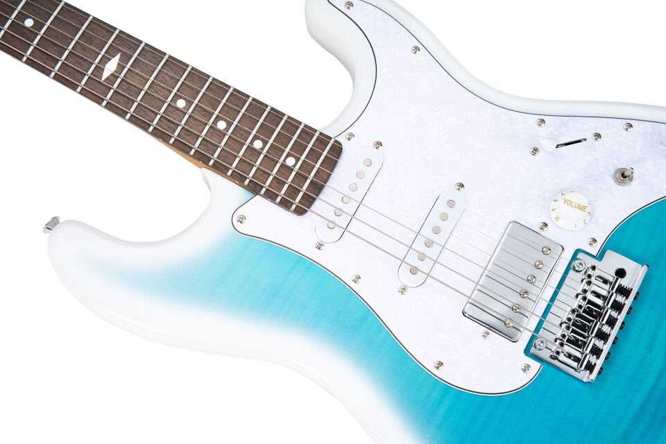 Mooer MSC41ProDBL Elektro Gitar (Dreamy Blue)