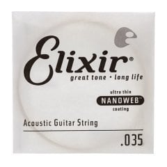 Elixir 035 Tek Akustik Bronze Tel (13135)