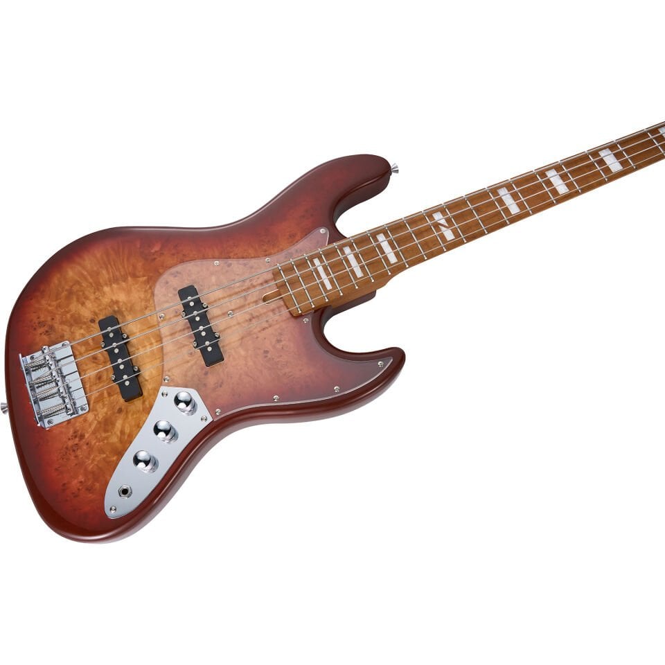 Mooer MBJ420RDBR Bas Gitar (Red Burst)
