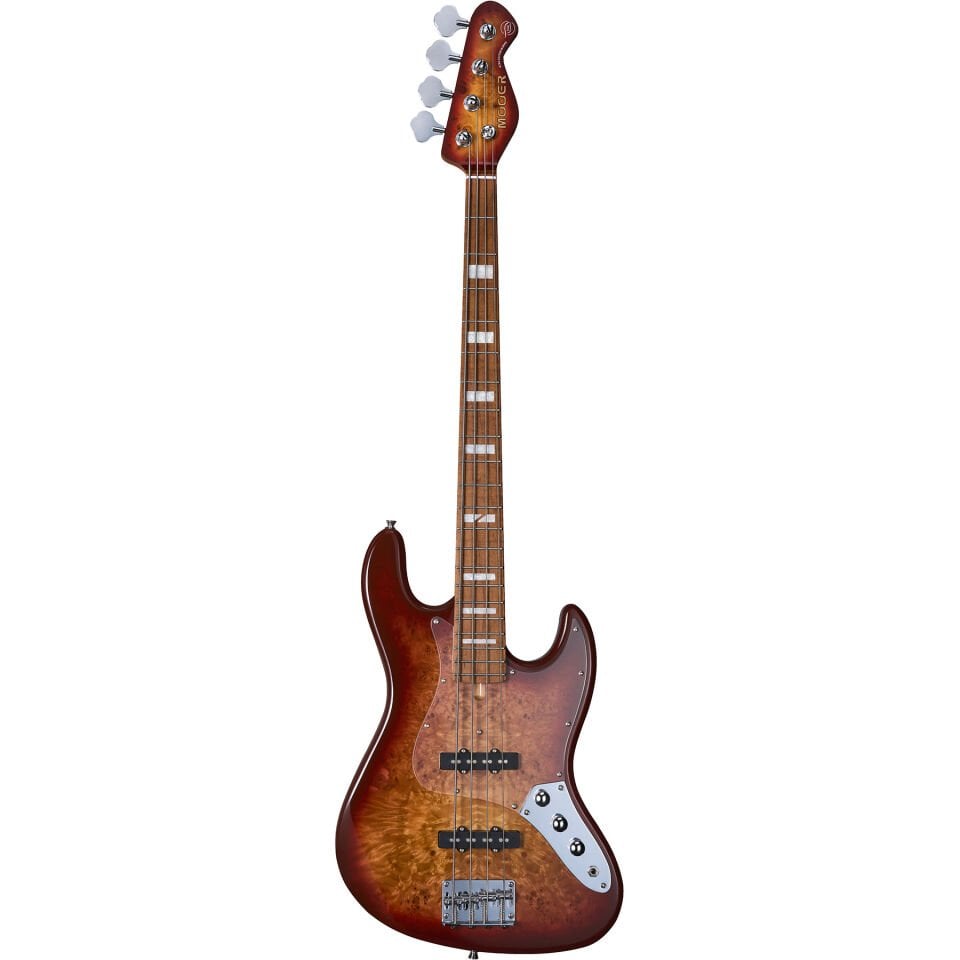 Mooer MBJ420RDBR Bas Gitar (Red Burst)