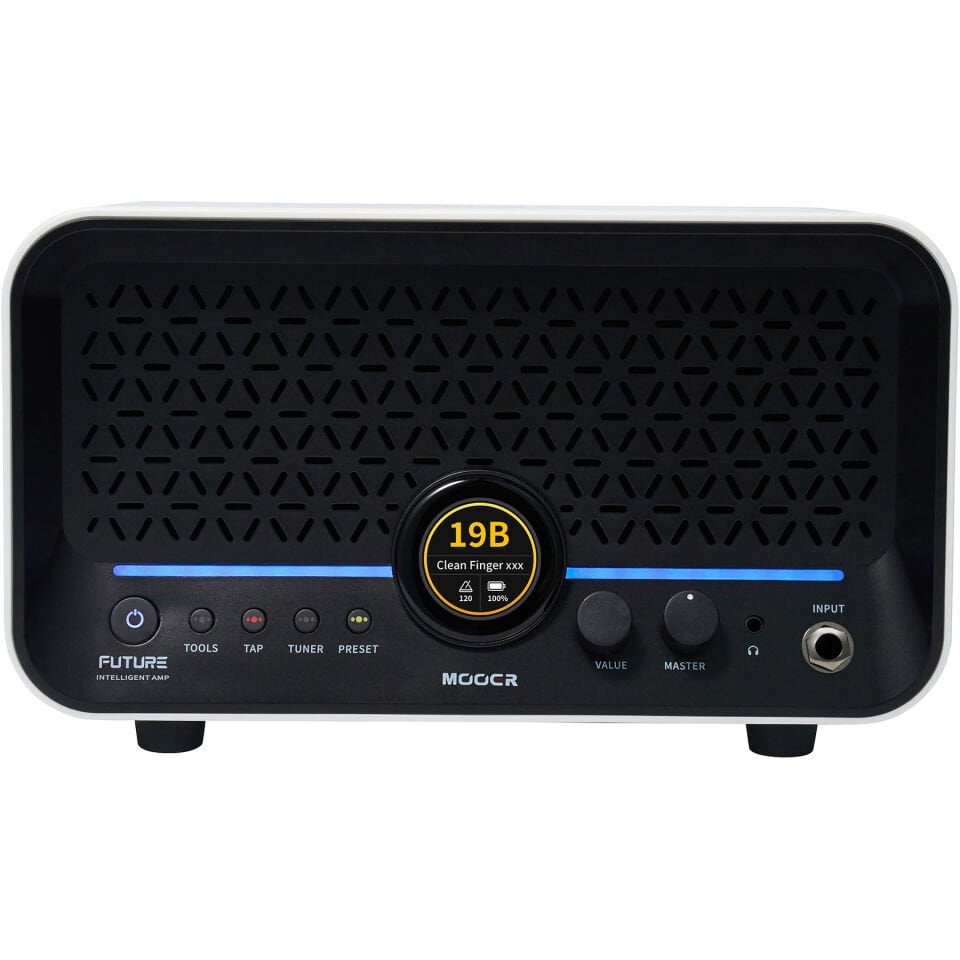 Mooer F15iLISWH Şarjlı Akıllı Gitar Amfisi (Snowfall White)