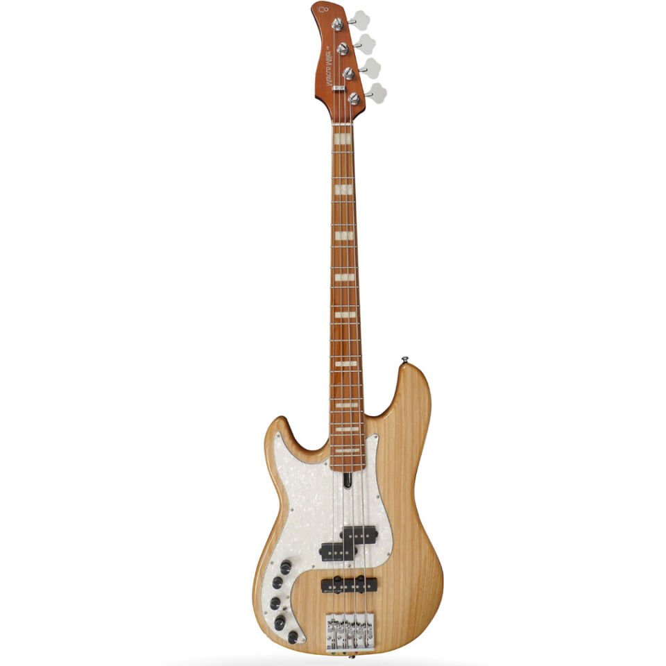 (Sa) フェンダーStratocaster Marcus Miller 08 Sire Marcus Miller P8 Ash 4 Telli Solak Bas Gitar (NT)