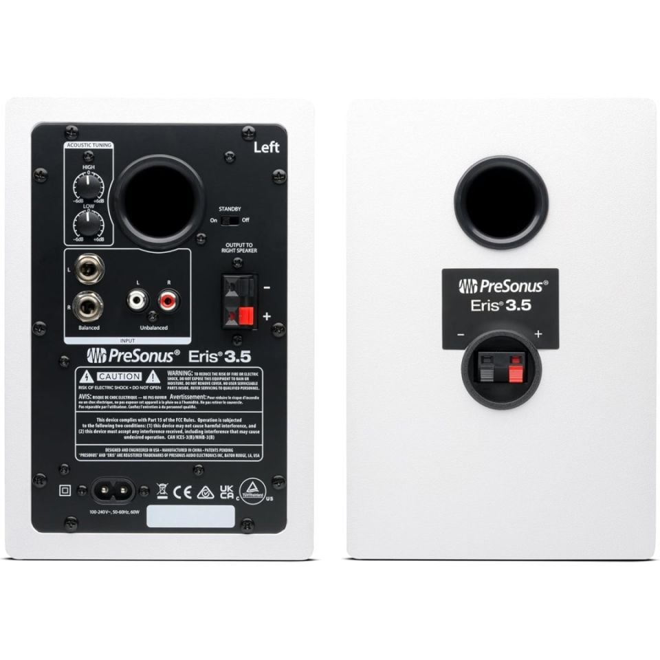 Presonus Eris 3.5 Beyaz Studio Monitor (Çift)