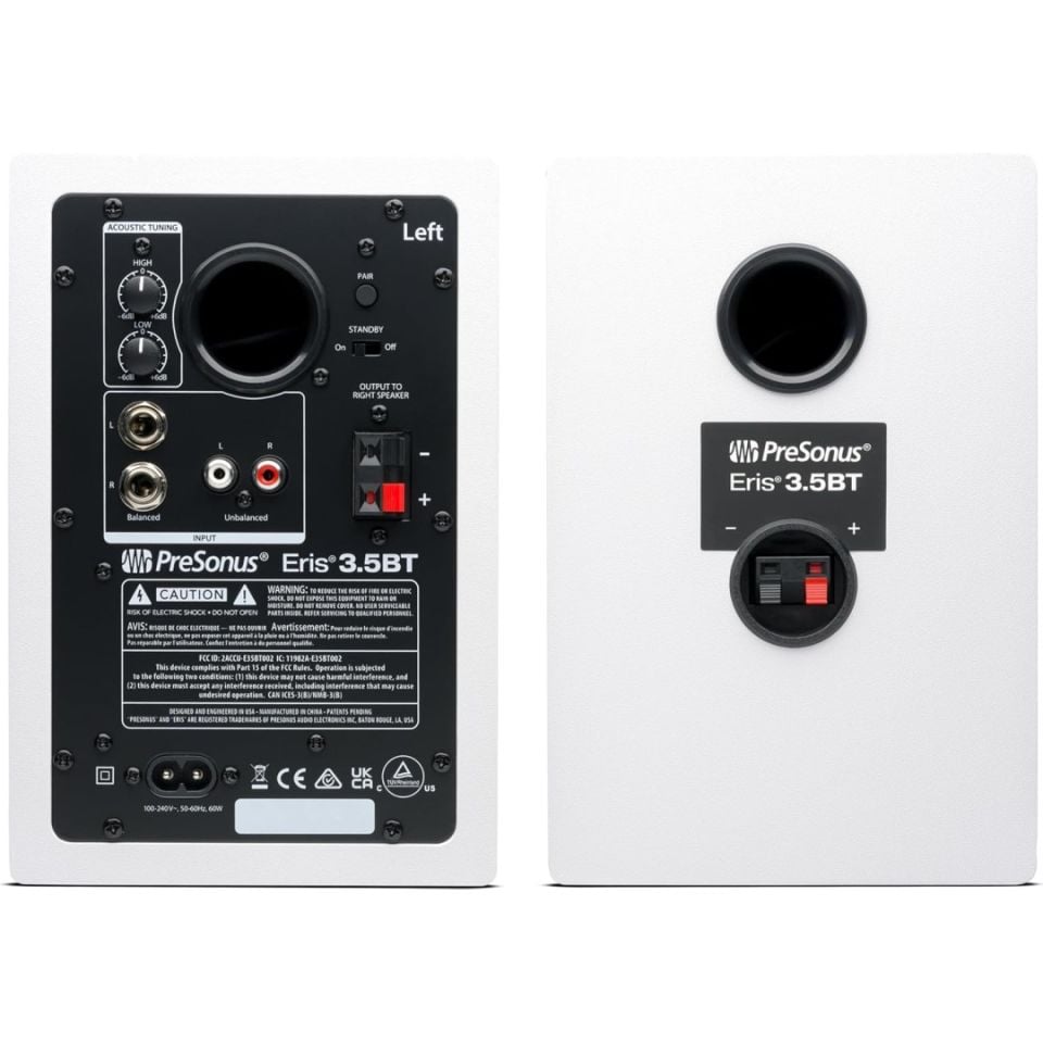 Presonus Eris 3.5 BT Beyaz Stüdyo Monitörü (Çift)