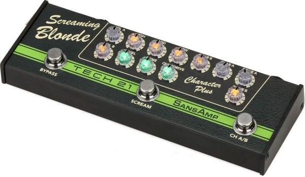 Tech 21 SansAmp Character Plus-Screaming Blonde Gitar Pedalı (CPSSB)