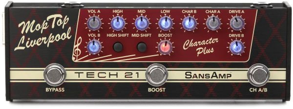 Tech 21 SansAmp Character Plus MopTop Liverpool Gitar Pedalı (CPSMTL)