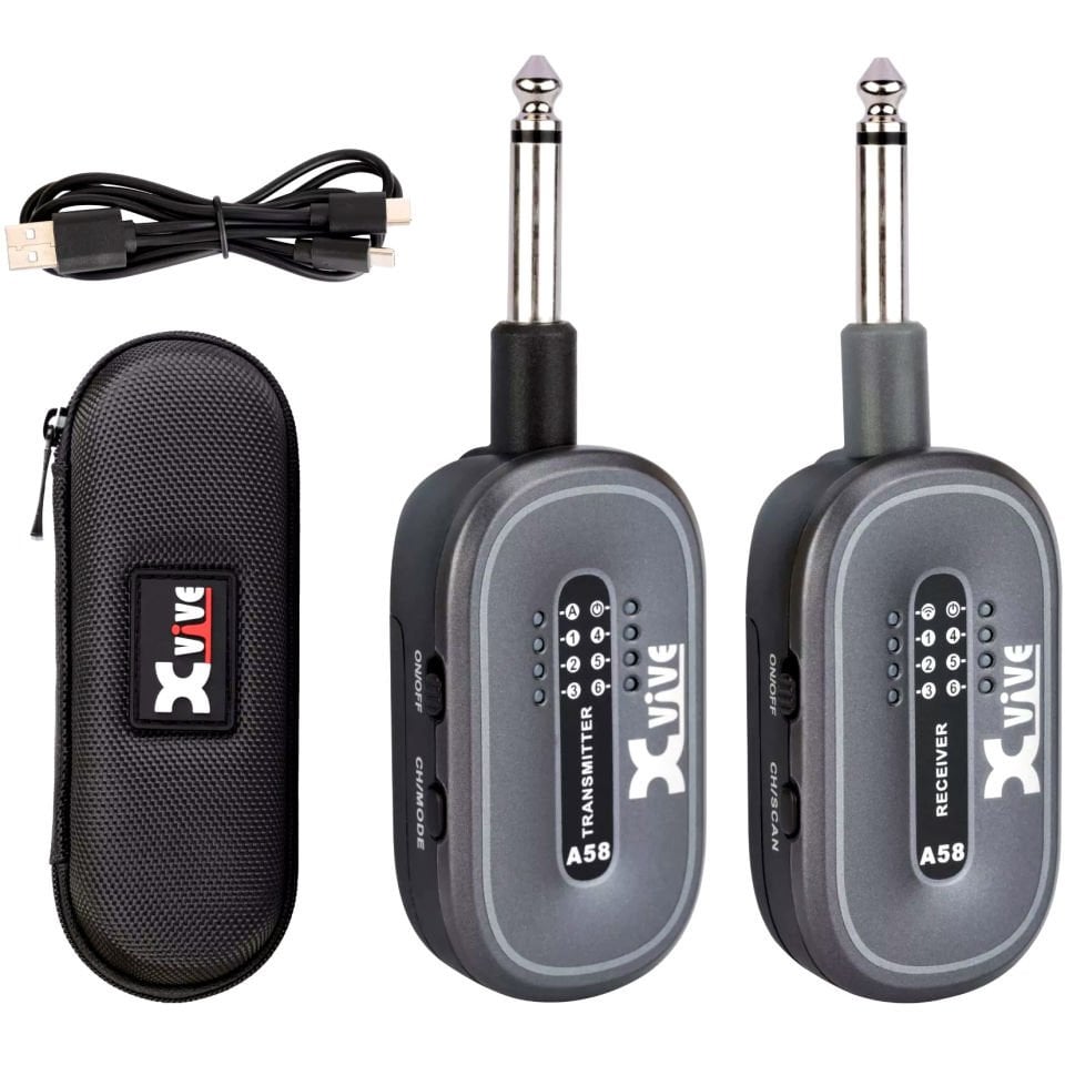 Xvive A-58 Gitar Telsiz Sistemi (Çanta Hediyeli)