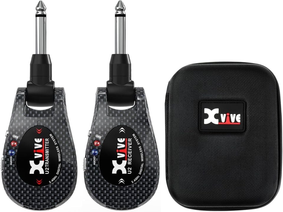 Xvive U-2 Carbon Gitar Telsiz Sistemi (Çanta Hediyeli)
