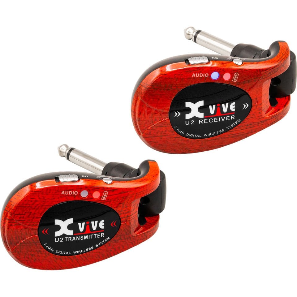 Xvive U-2 Wood Gitar Telsiz Sistemi (Çanta Hediyeli)