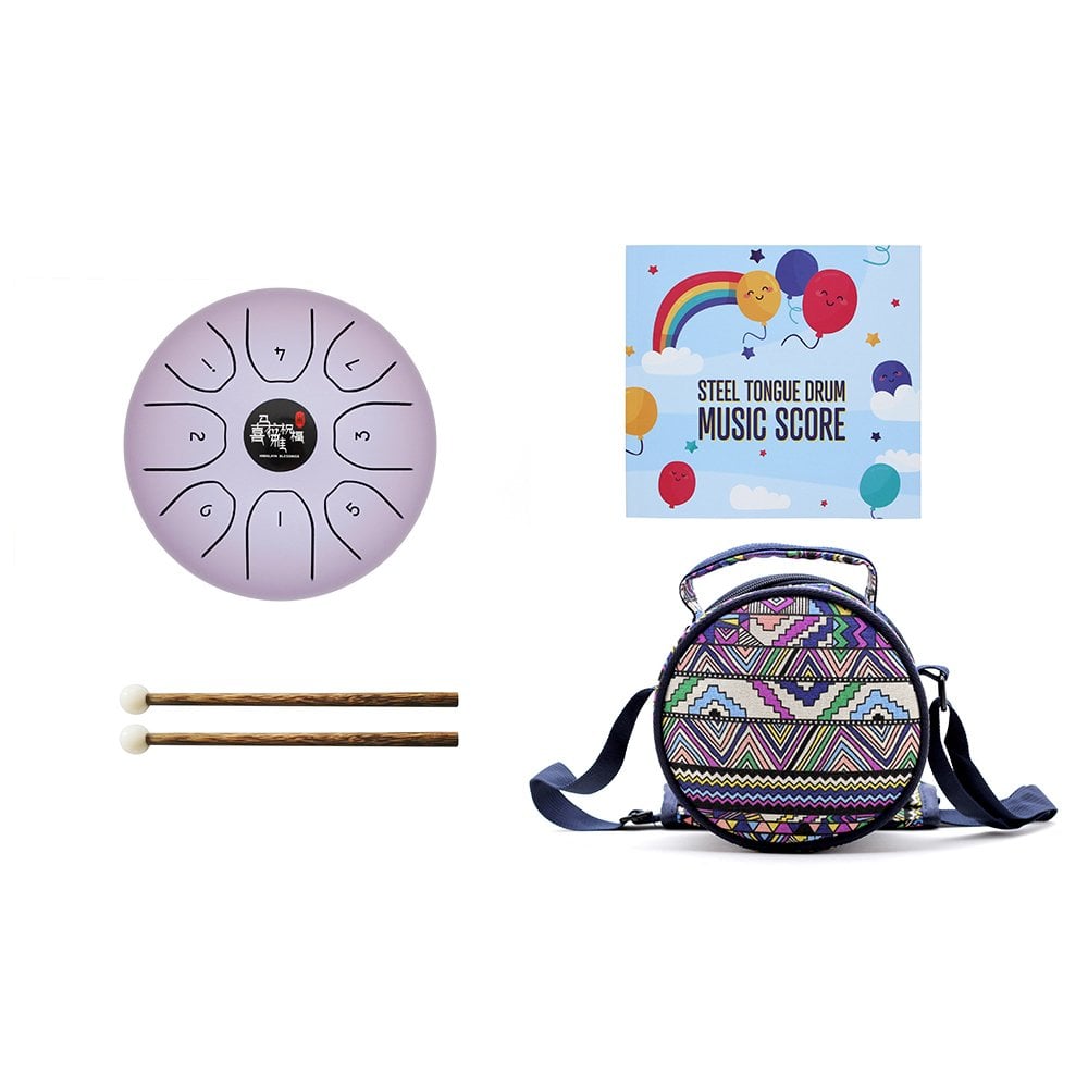Himalaya Blessing 14cm Steel Tongue Drum BQ55MPR
