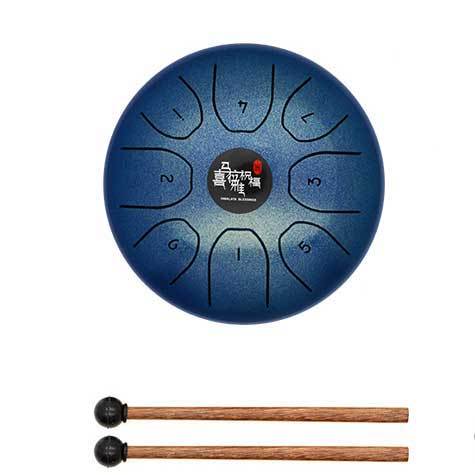Himalaya Blessing 14cm Steel Tongue Drum BG55ABL