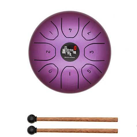 Himalaya Blessing 14cm Steel Tongue Drum BQ55GPR