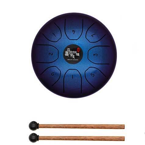 Himalaya Blessing 14cm Steel Tongue Drum BQ55SBP