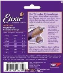 Elixir 11-52 Fosfor Bronz Akustik Gitar 2li Set (16534)