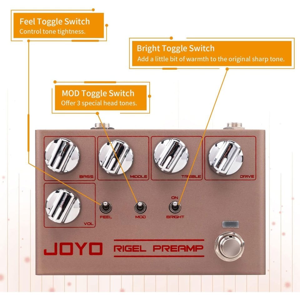 Joyo R24 Rigel Preamp Pedal
