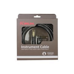 Kirlin IWB-202BFGLWBW 1/4'' - 1/4'' Açılı 6 Metre Kablo