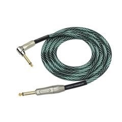 Kirlin IWB-202PFGLWBT 1/4'' - 1/4'' Açılı 3 Metre Kablo