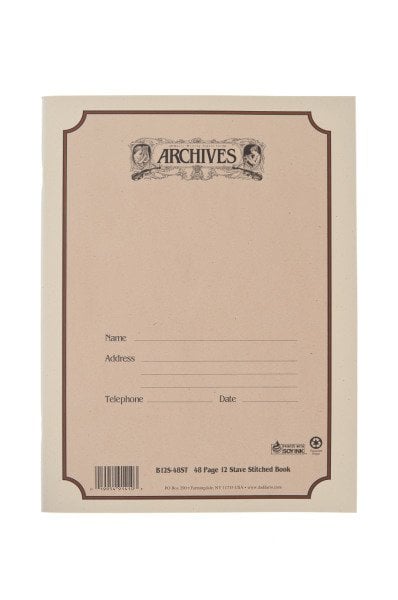 Daddario B12S48ST Nota Defteri Archives 12 Satır 48 Sayfa Spiral