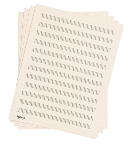 Daddario D12S Nota Kağıdı Archives 12 Satır 24 Çift Sayfa
