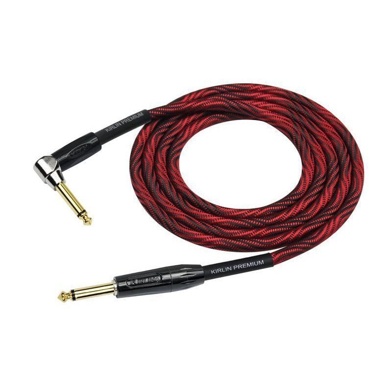 Kirlin IWB-202BFGLWBR 1/4'' - 1/4'' Açılı 6 Metre Kablo