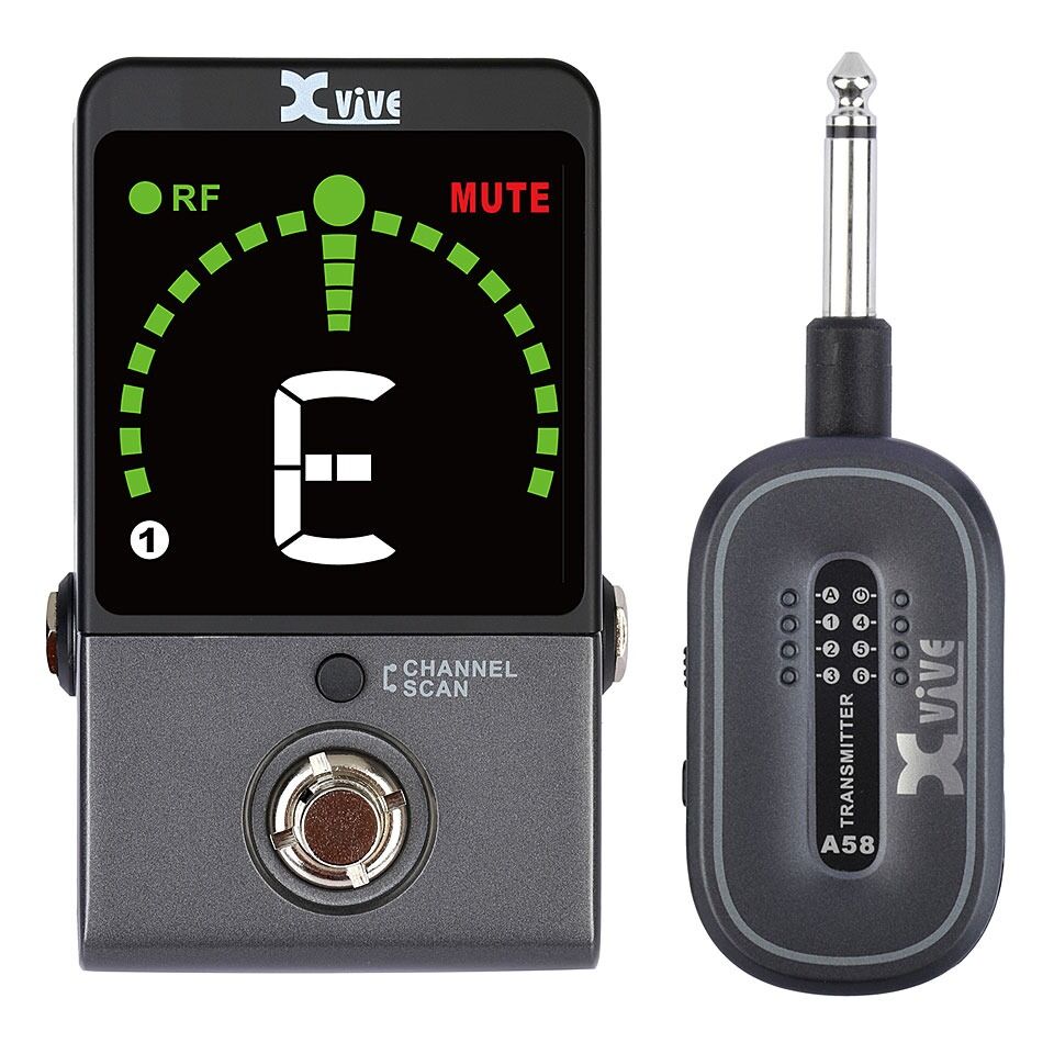 Xvive P58BK 5.8 GHz Gitar Telsizi ve Akort Cihazı