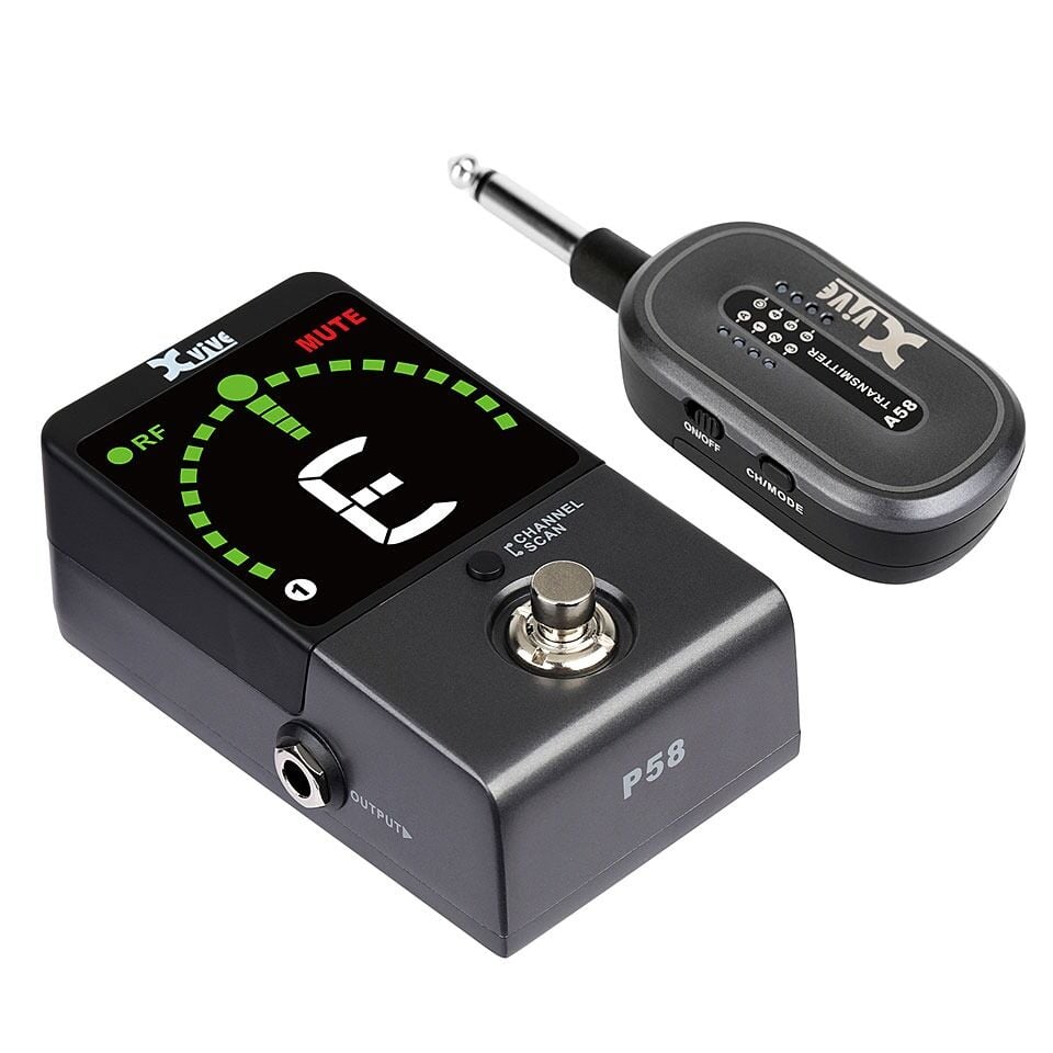 Xvive P58BK  5.8 GHz Gitar Telsizi ve Akort Cihazı