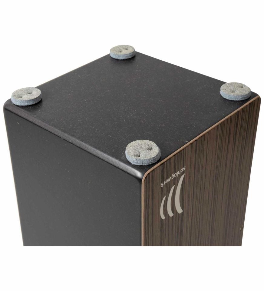 Schlagwerk CP90 Cajon Rudiments Vintage Walnut SPL Large Black