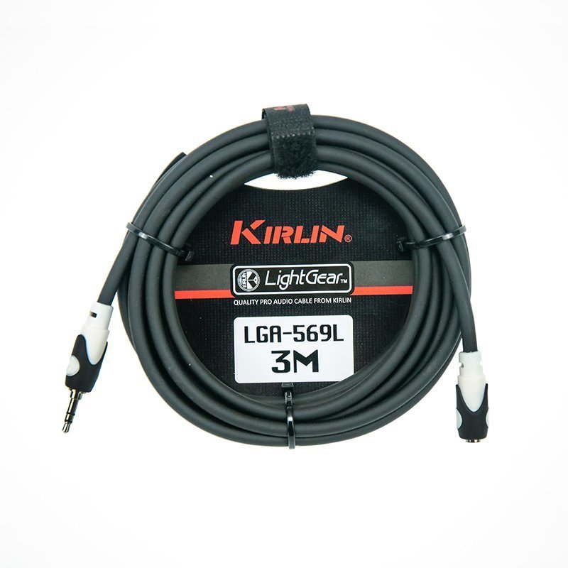 洋楽 Jack Ball Kirlin LGA-569LBK 3.5MM TRS Jack - 3.5MM TRS JACK 3 Metre Kablo