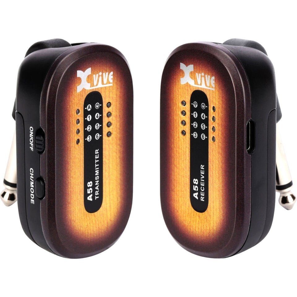 Xvive A58SB 5.8GHz Gitar Telsiz Sistemi Sunburst