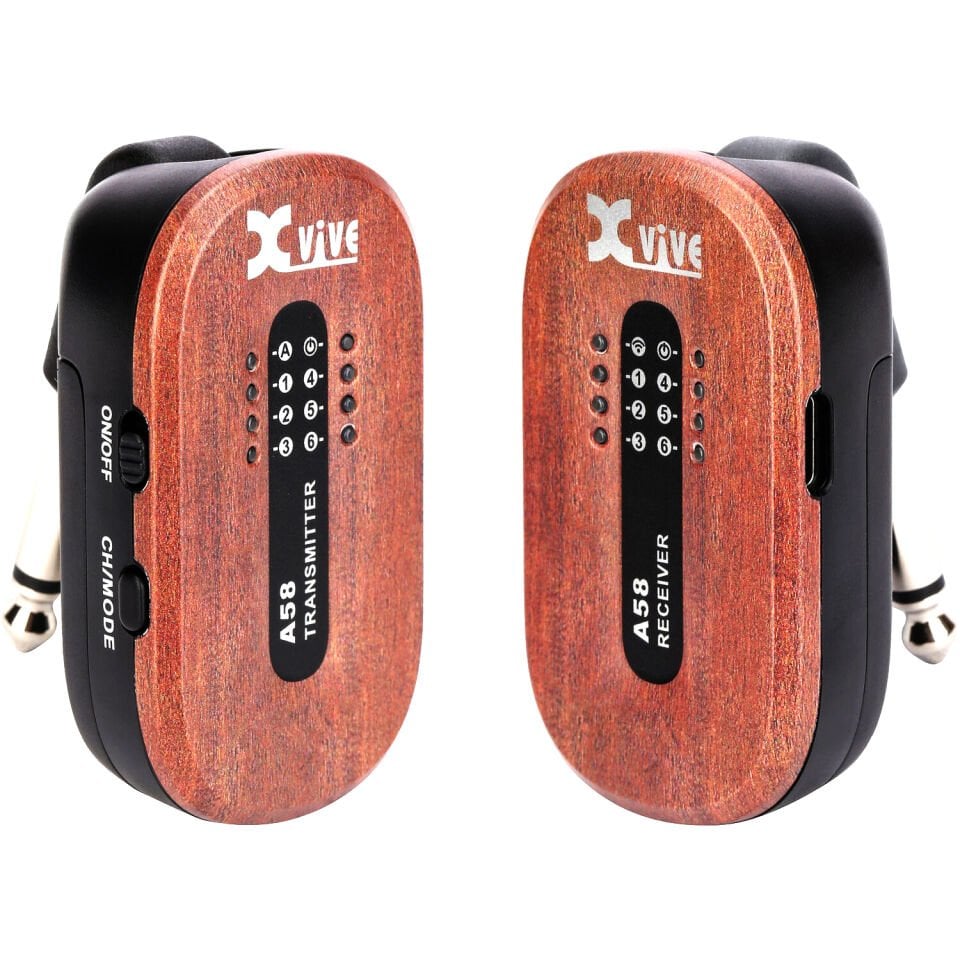 Xvive A58MH 5.8GHz Gitar Telsiz Sistemi Mahogany