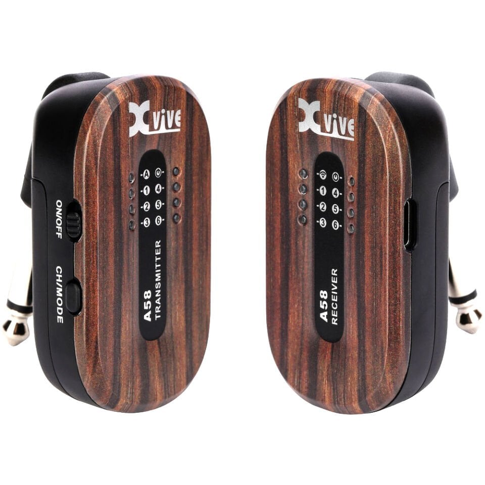 Xvive A58RW 5.8GHz Gitar Telsiz Sistemi Rosewood