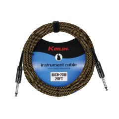 Kirlin IWCX-201BBY 1/4'' Mono Düz Uç 3 Metre Kablo