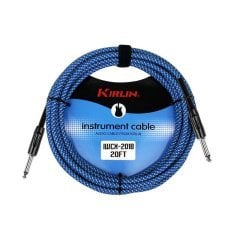 Kirlin IWCX-201BBL 1/4'' Mono Düz Uç 3 Metre Kablo